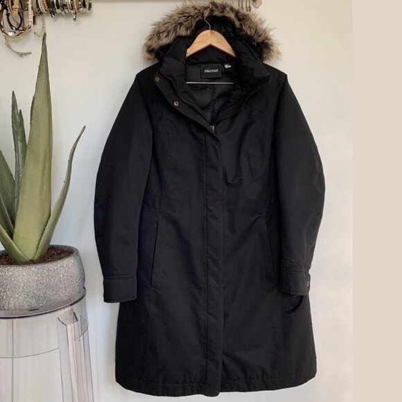 Marmot Chelsea Down fill Waterproof Coat Black XL - Picture 7 of 15